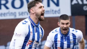 Kostadin Gadzhalov in action for Dundee FC